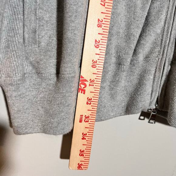 Vtg Polo Ralph Lauren Full Zip Sweater Size XLT Tall Bomber Reverse Weave RARE - Picture 6 of 11